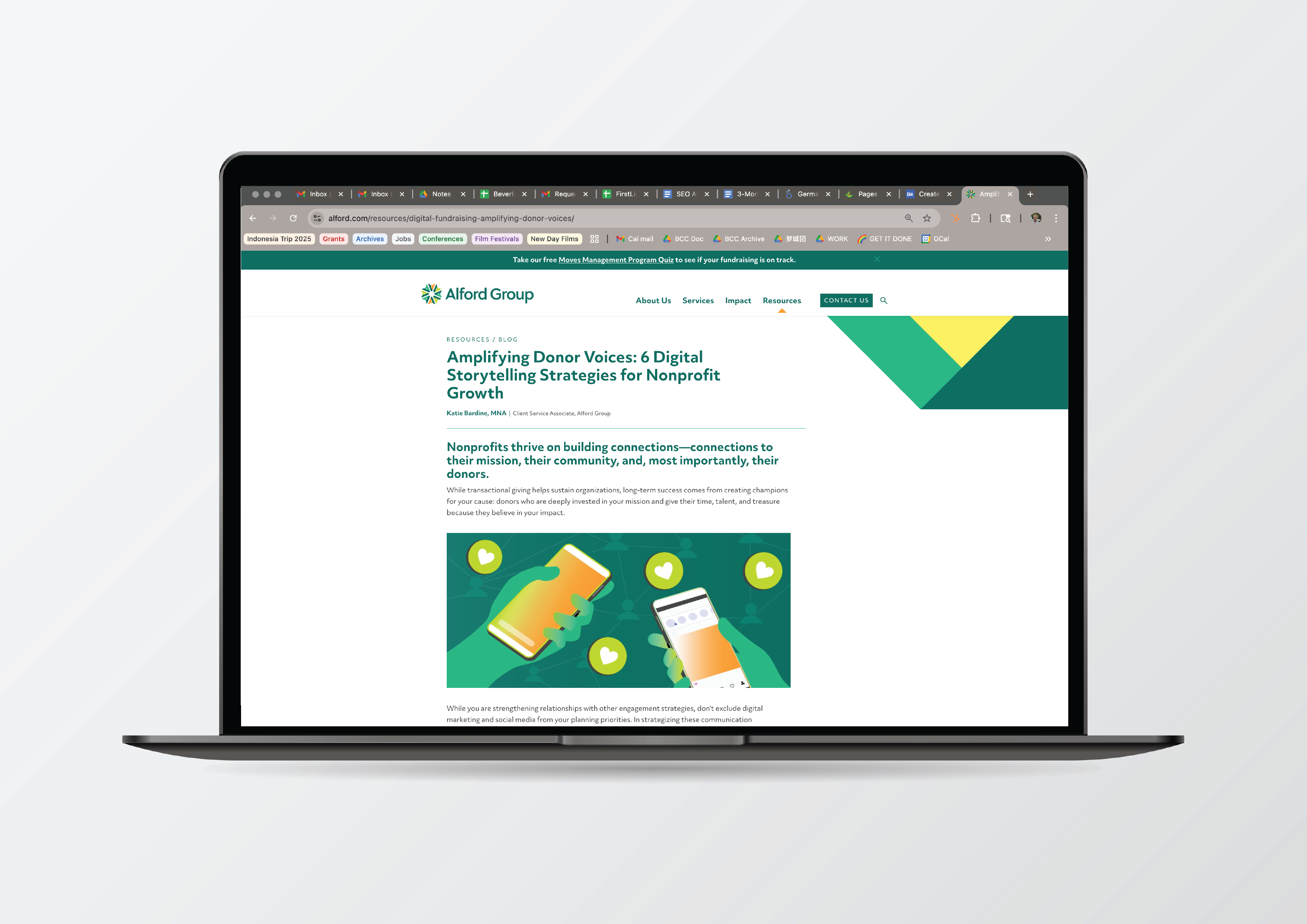 Alford Group Website Mockup
