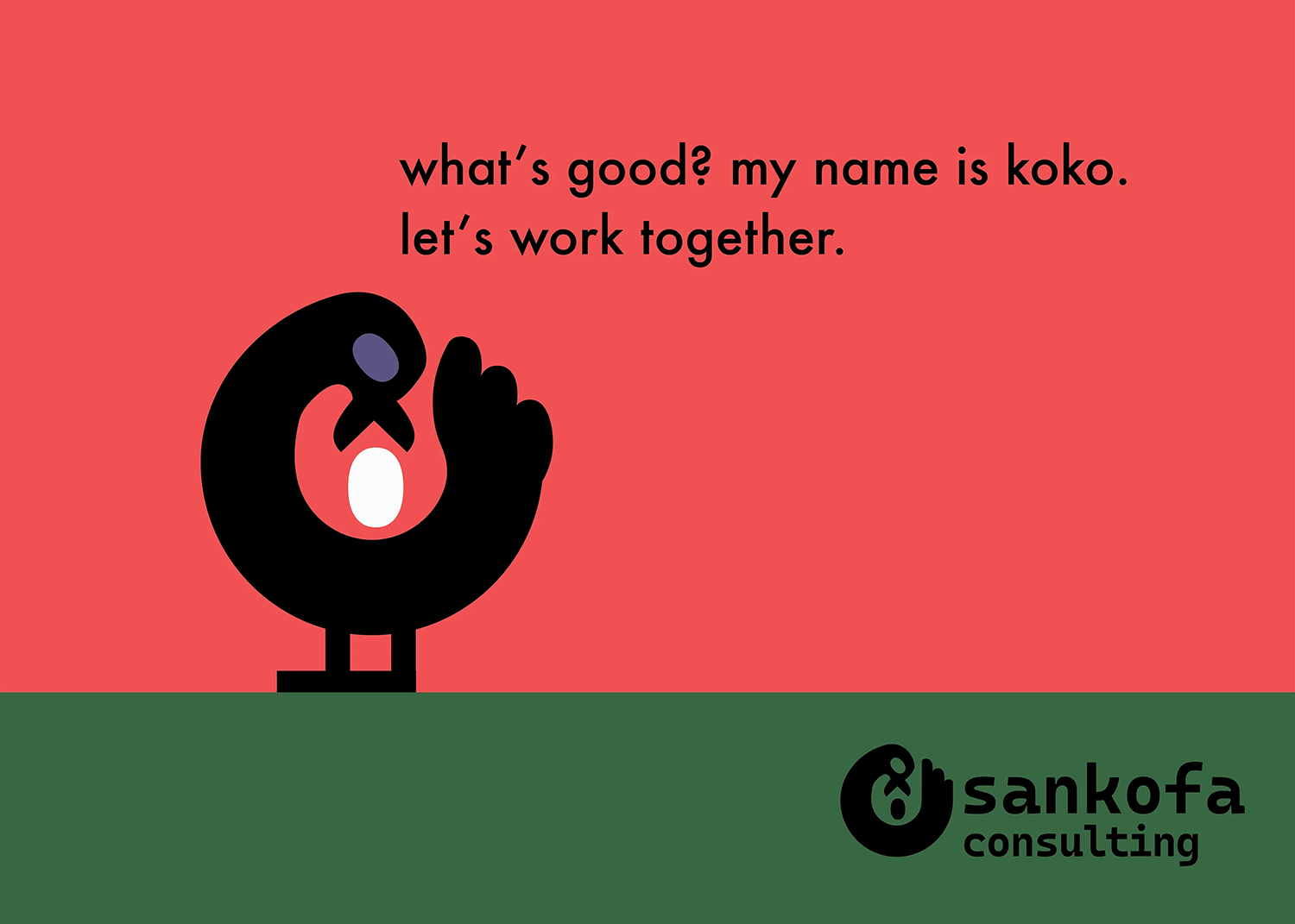 Sankofa Consulting - Splash Page