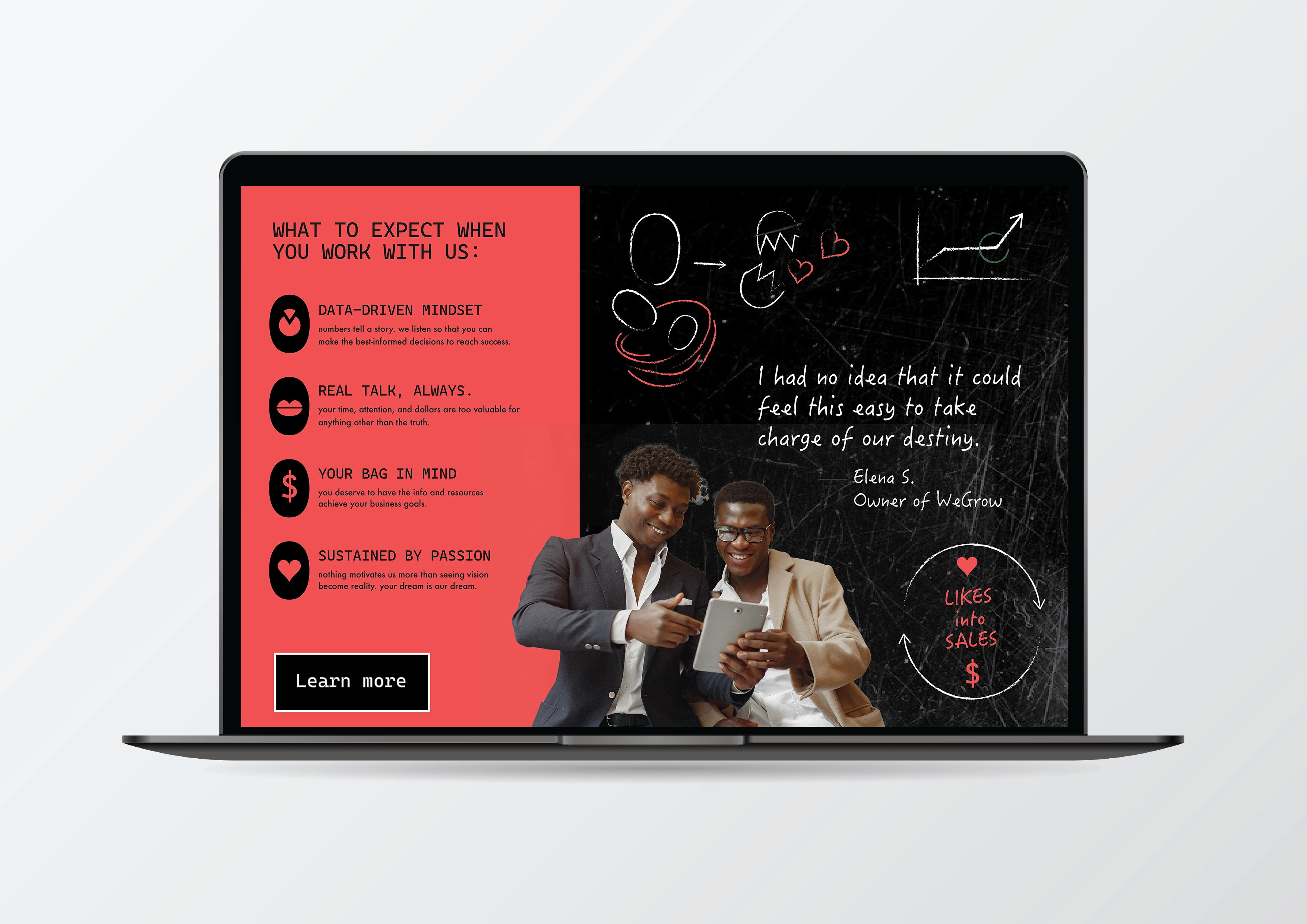 Sankofa Consulting - Website Mockup 2