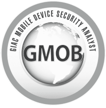 GMOB GIAC Mobile Device Security Analyst