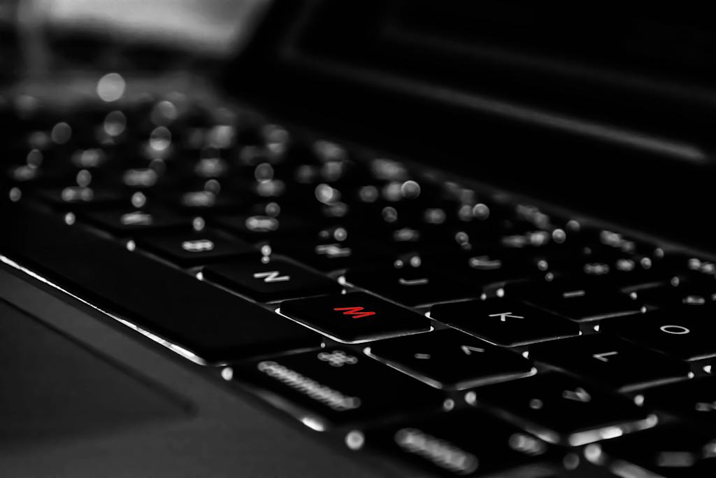 Image of work-from-home laptop keyboard.