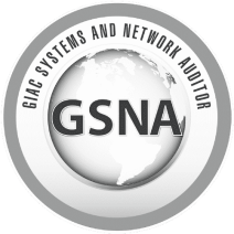 GSNA GIAC Systems and Network Auditor Logo