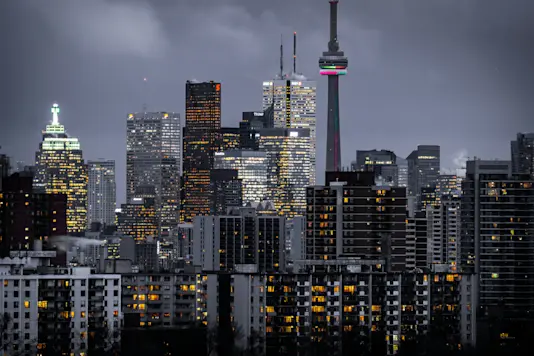 Toronto at night