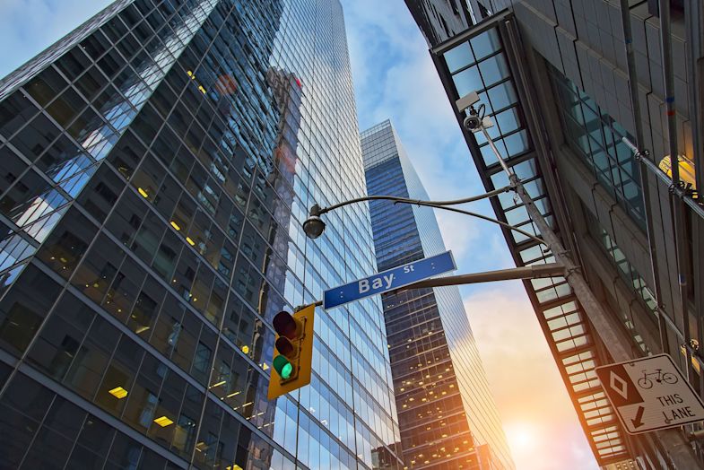 Cityscape of Financial District
