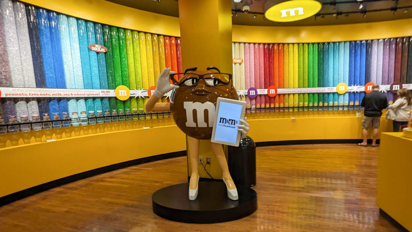 【拉斯維加斯自由行】有夠好拍！沉浸在賭城五彩繽紛的M&M巧克力世界｜M&M world Las Vegas