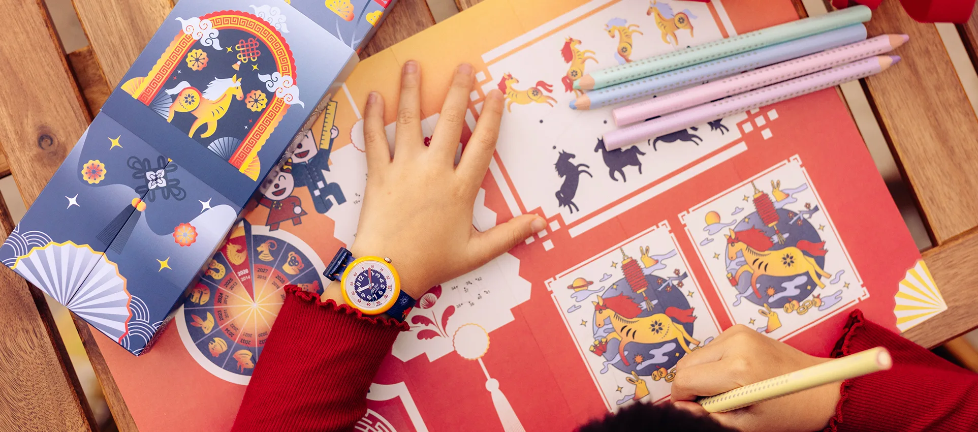 Gallop into the Year of the Horse with the latest Flik Flak watch 