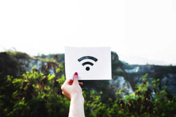 Wifi symbol - Using internet while travelling in Europe
