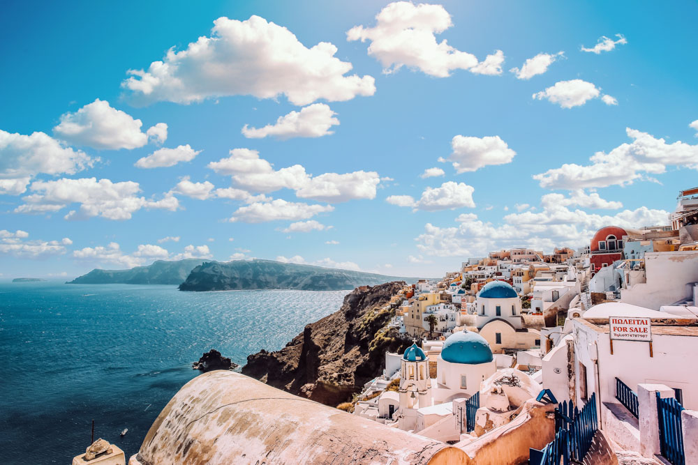 View of Santorini, Greece