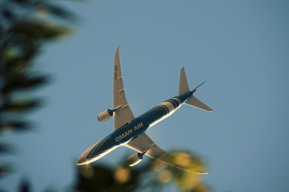 Oman Air airplane