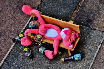 A drunk toy