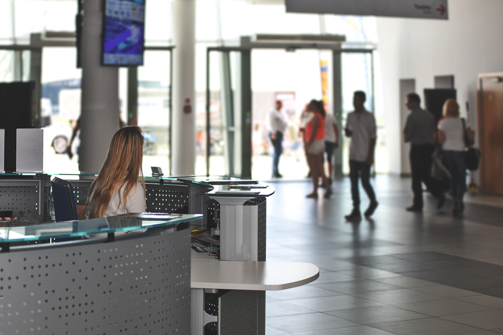 Information centre at the airport