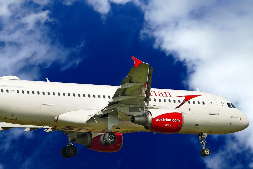 Самолет Австрийских авиалиний