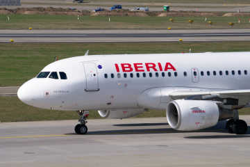 Iberia lidmašīna lidostā