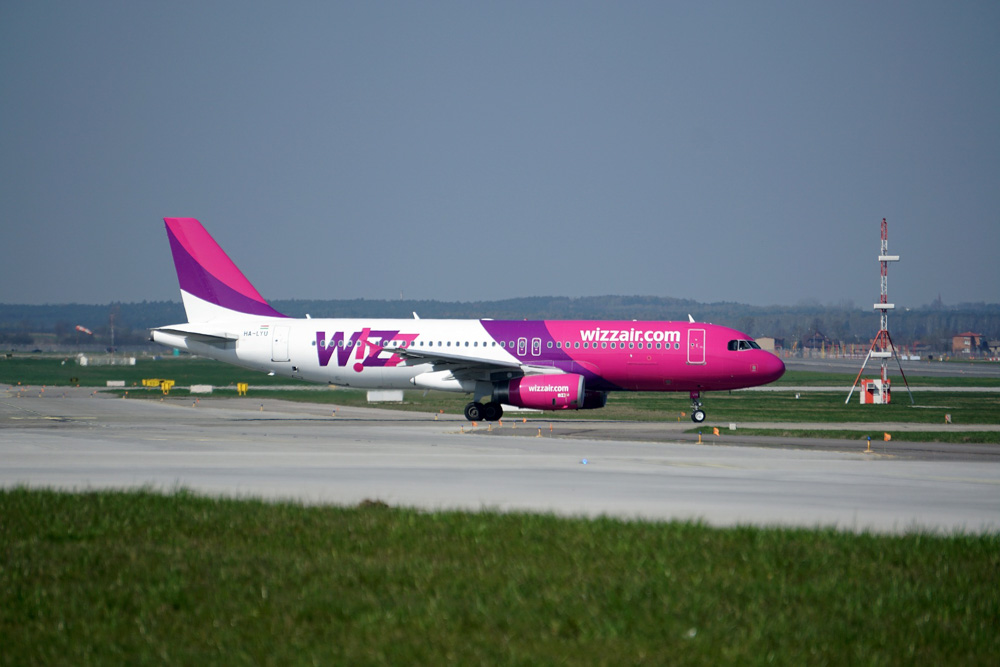 Wizzair lidmašīna - Lidojums ir atcelts