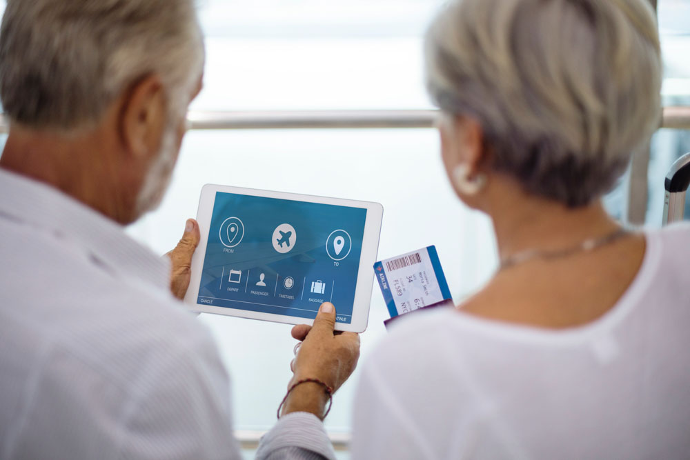 Two adults - Long haul flight essentials