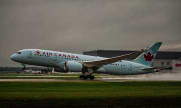 Air Canada airplane