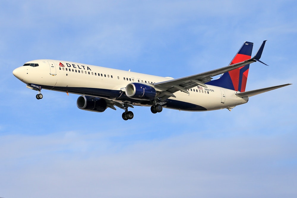 Delta airplane