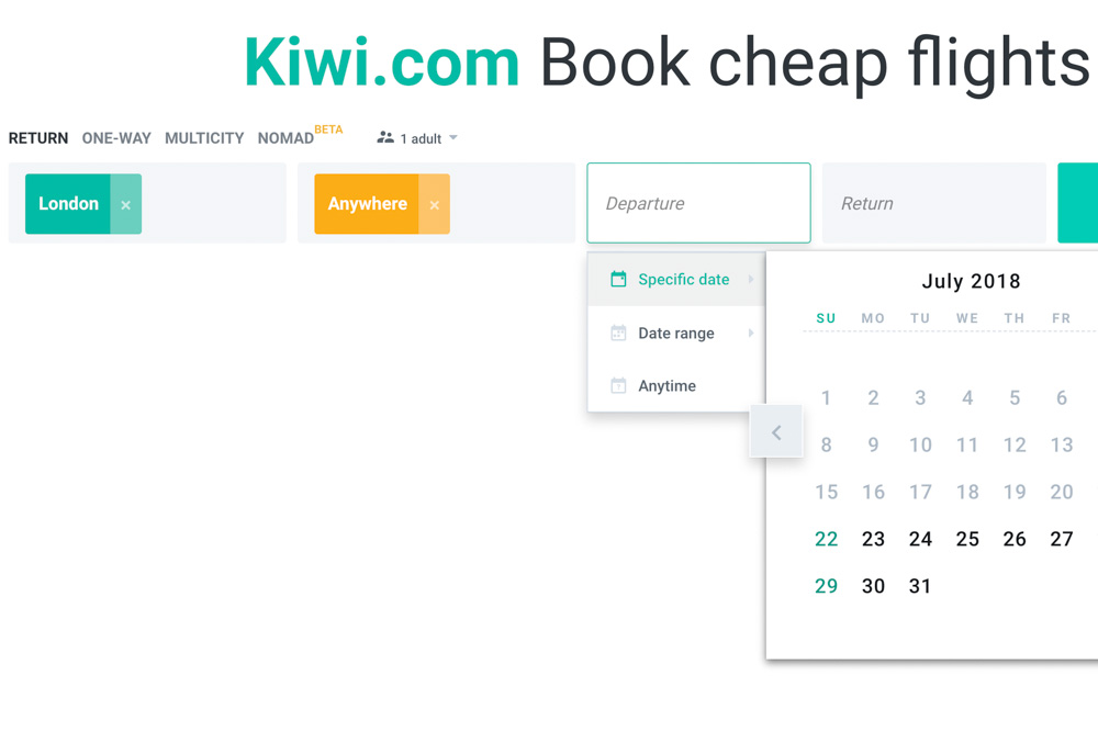 Kiwi.com - Best deals on flights