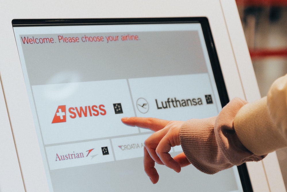 Swiss International Air Lines check in