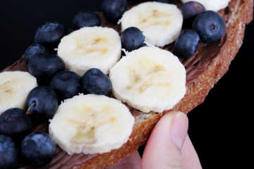 Banana sandwich - What to eat at airport