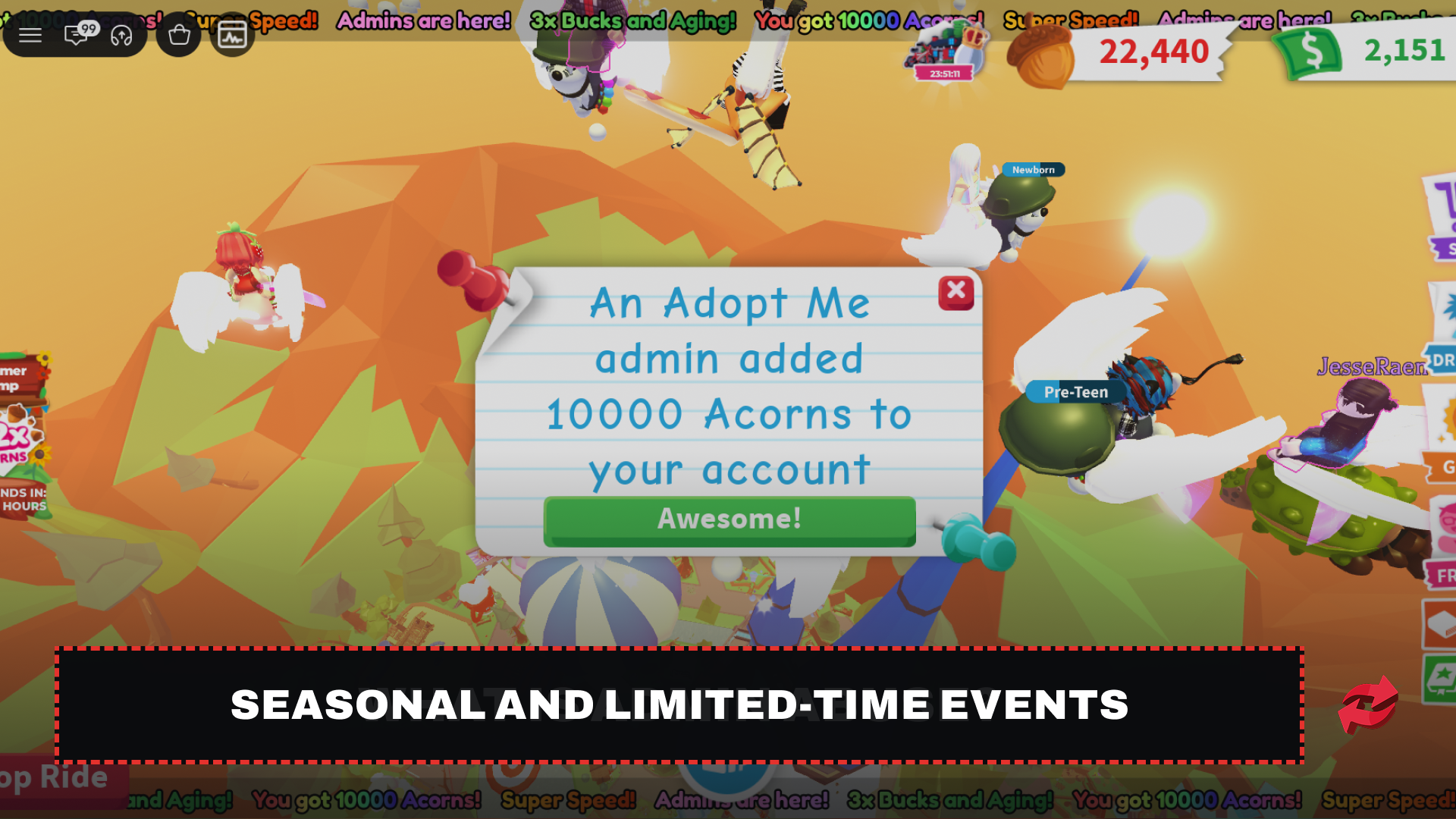 Seasonal and Limited-Time Events
