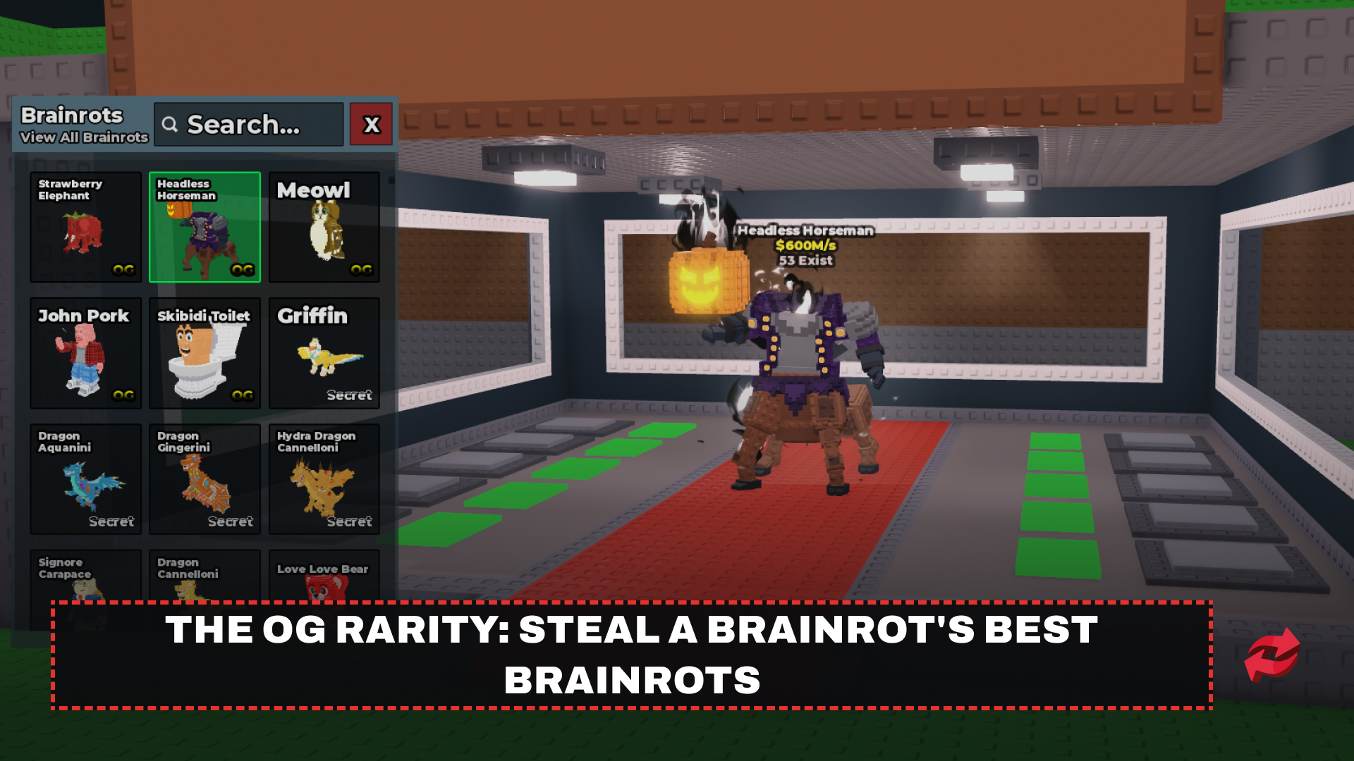 Headless Horseman brainrot with its earnings