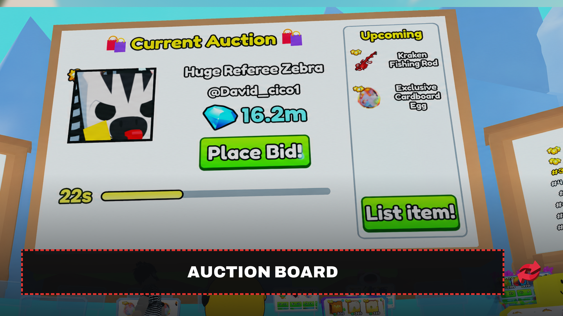 Auction Board