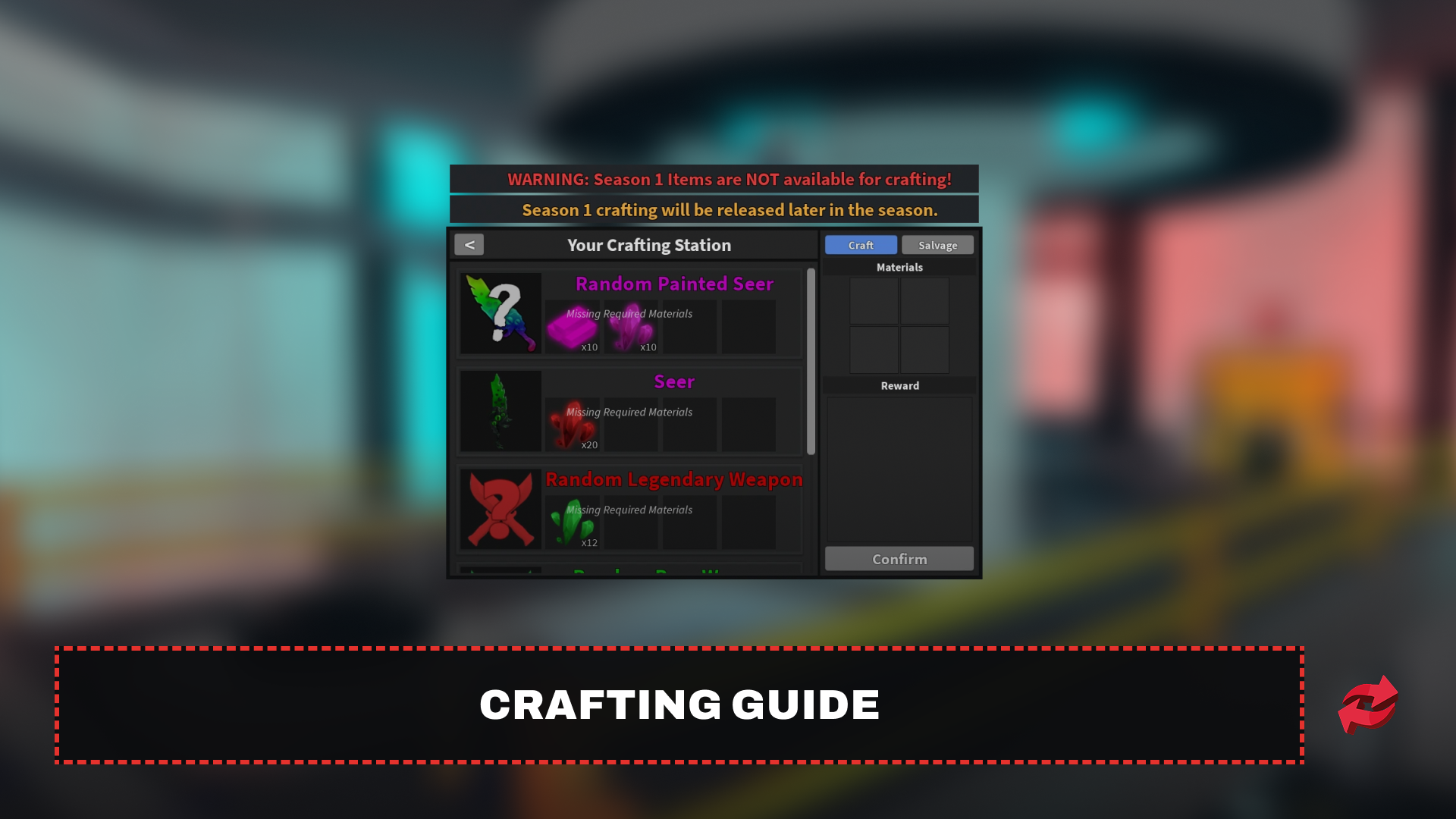 Crafting Guide