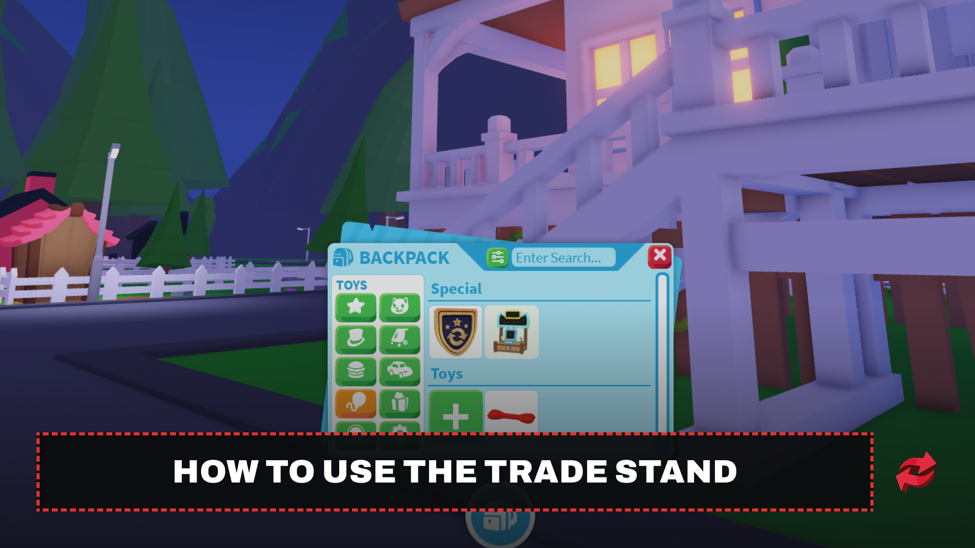 How to Use the Trade Stand