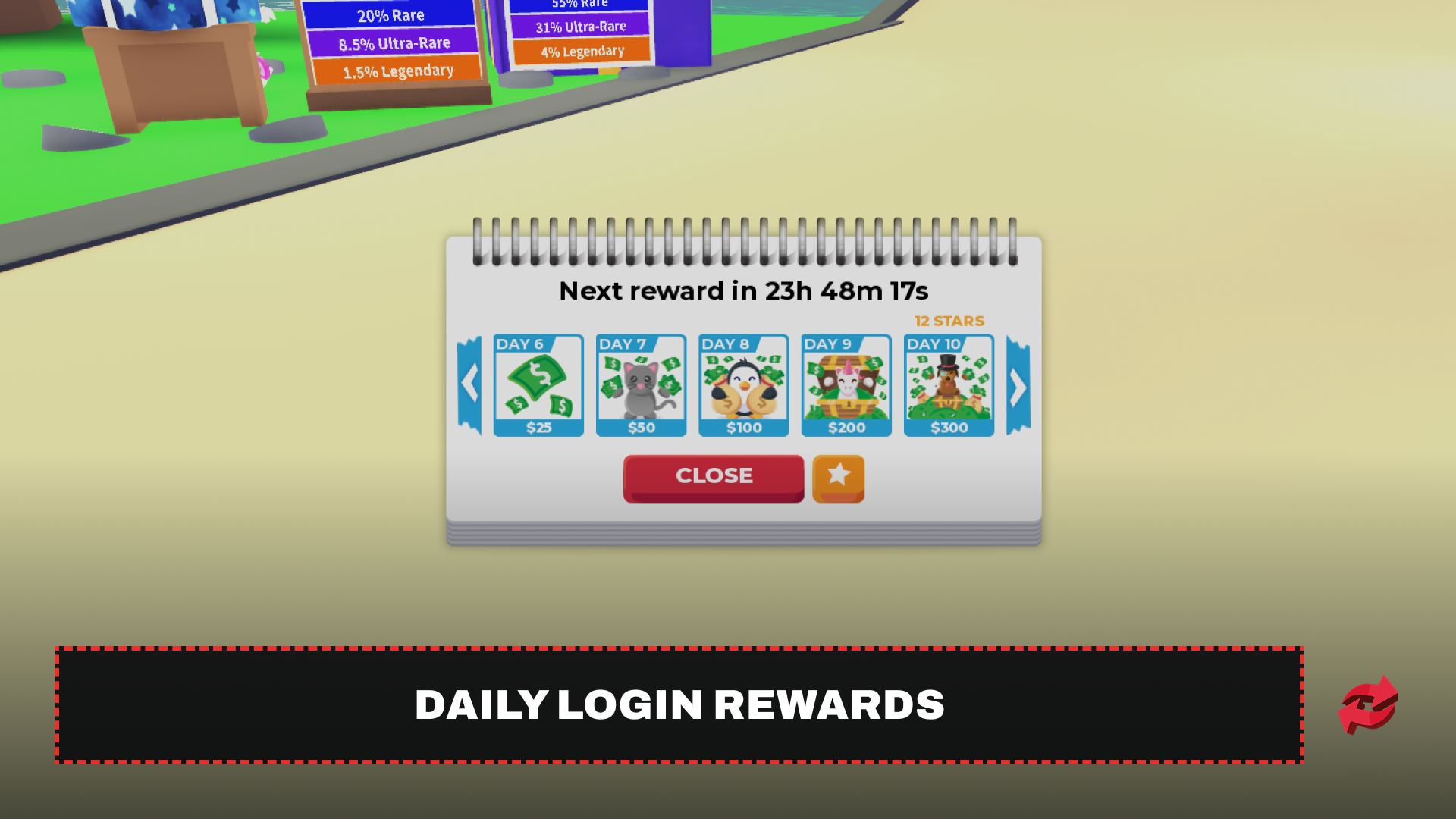 Daily Login Rewards