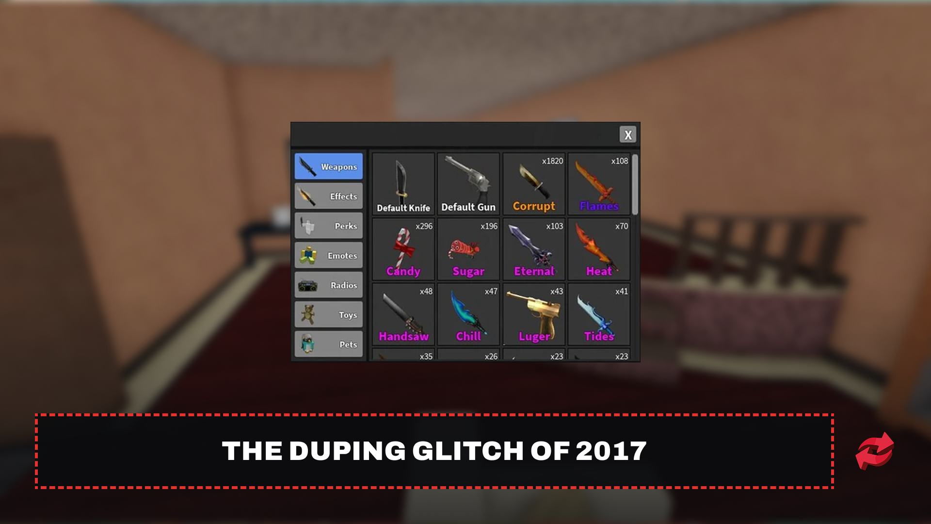 The Duping Glitch of 2017