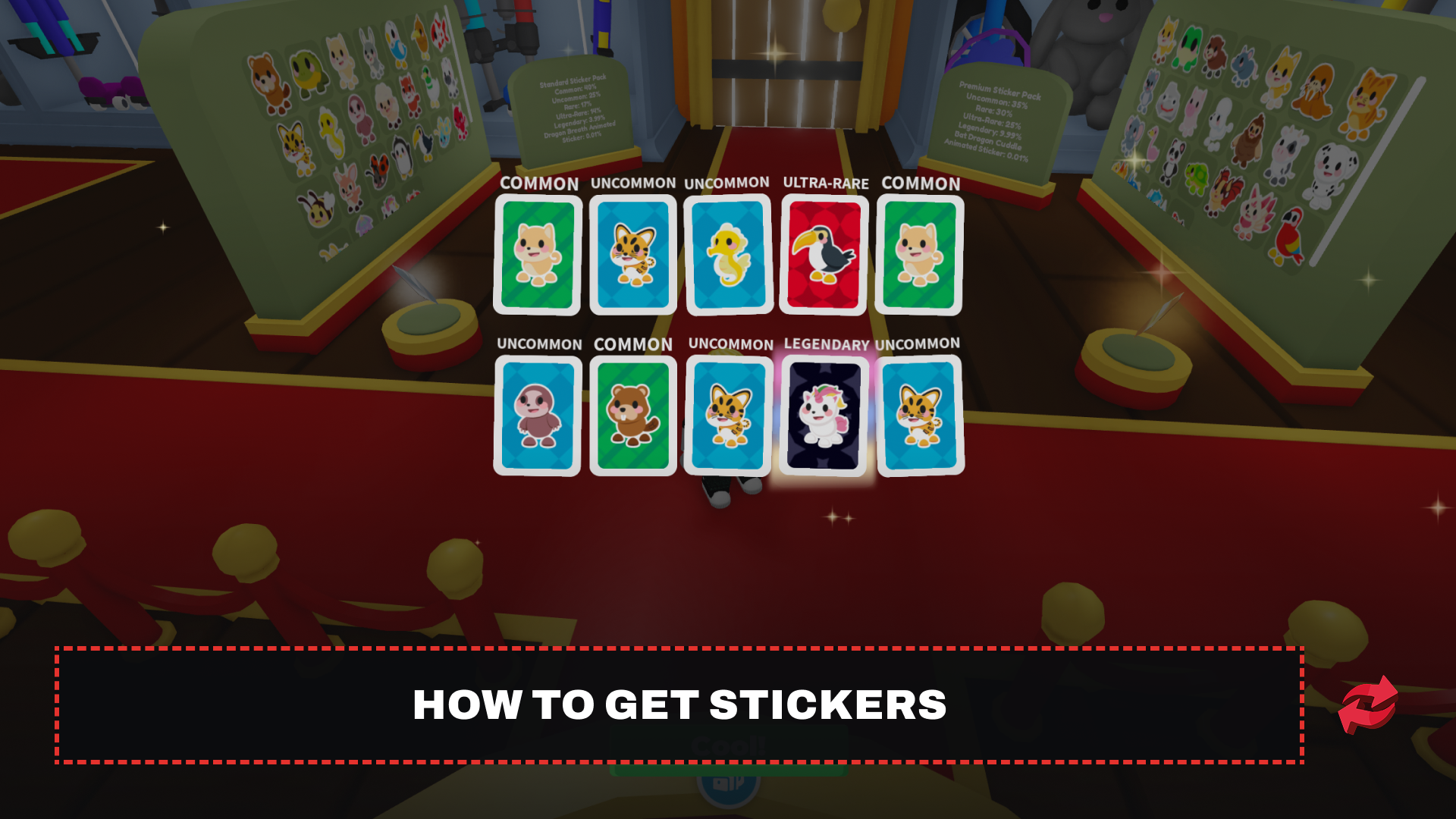 How to Get Stickers