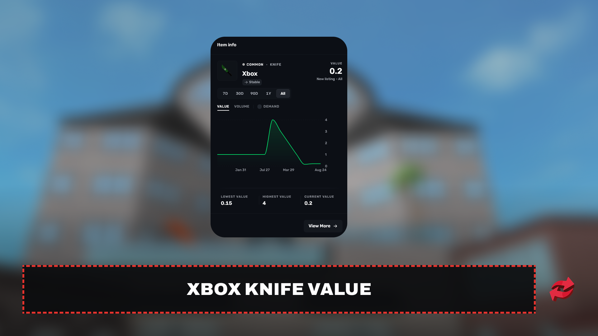 Xbox Knife Value