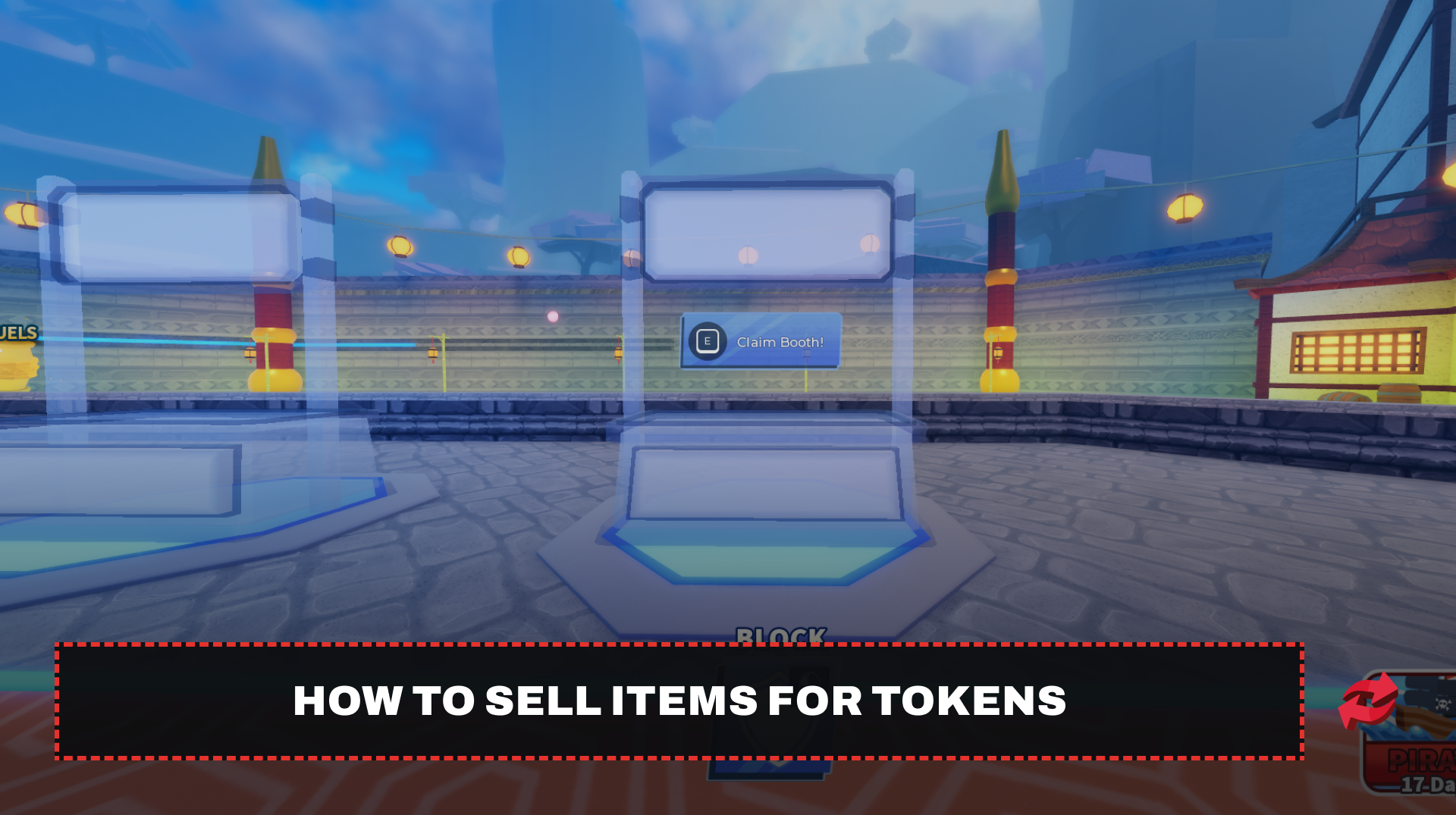 In-game area showing an empty Booth slot with the option to claim it.