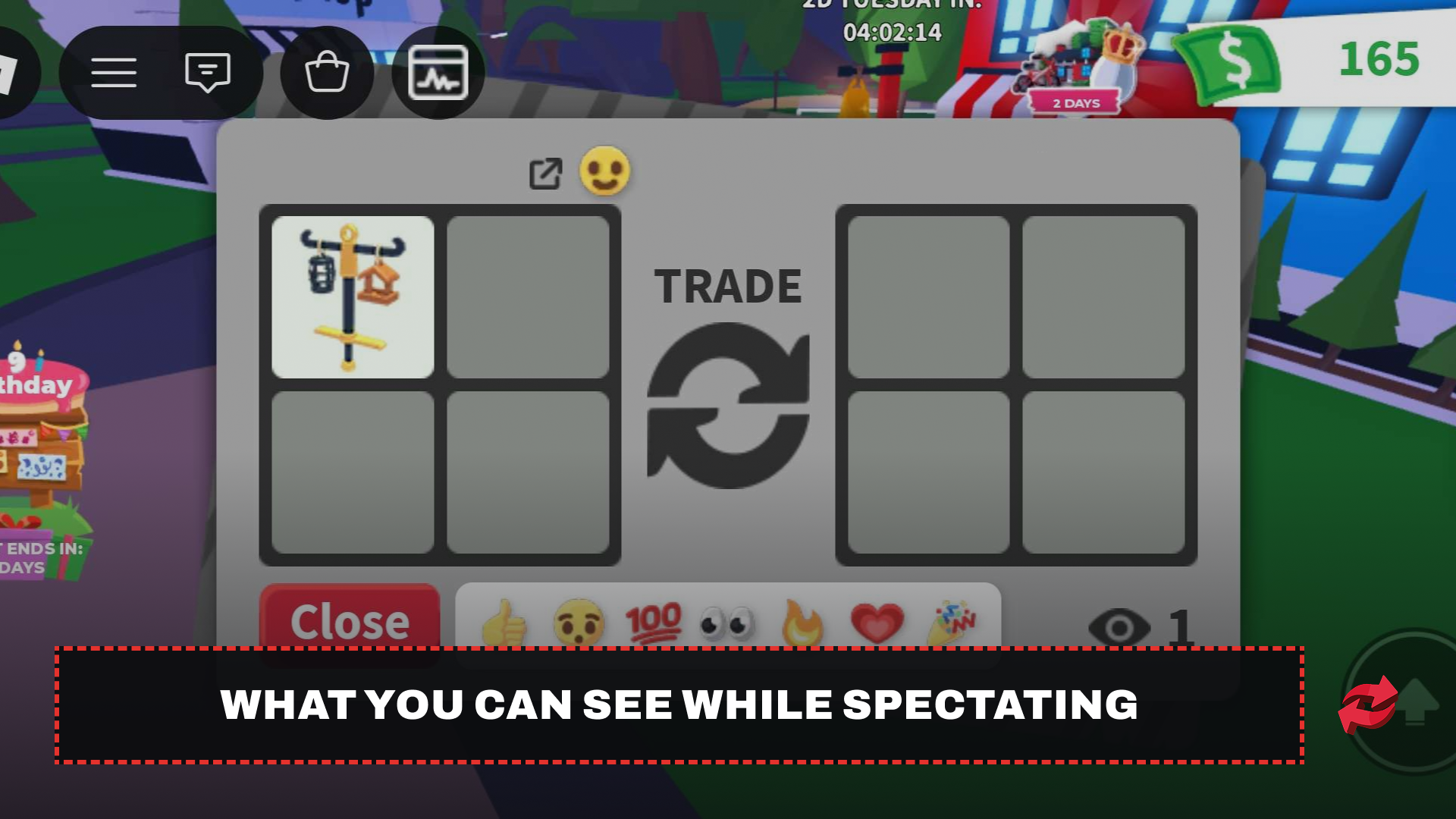 What You Can See While Spectating