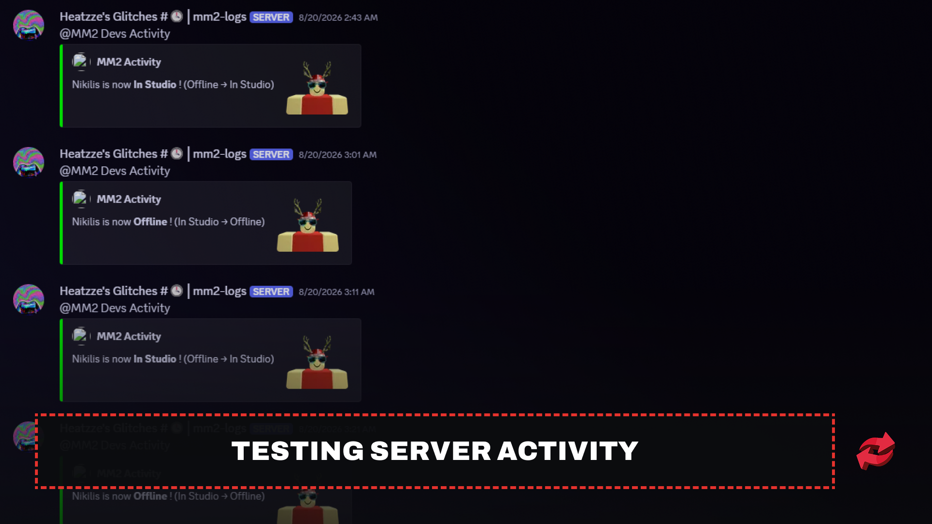 Testing Server Activity