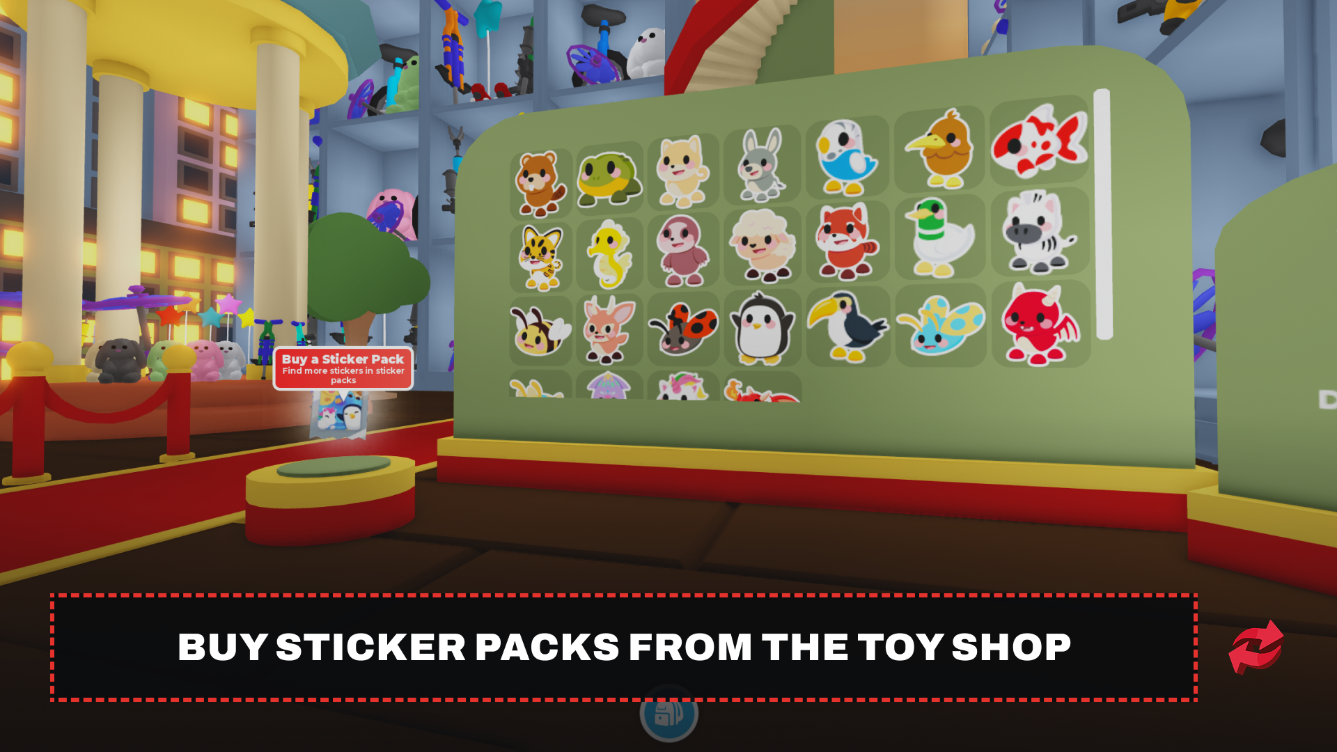Buy Sticker Packs from the Toy Shop