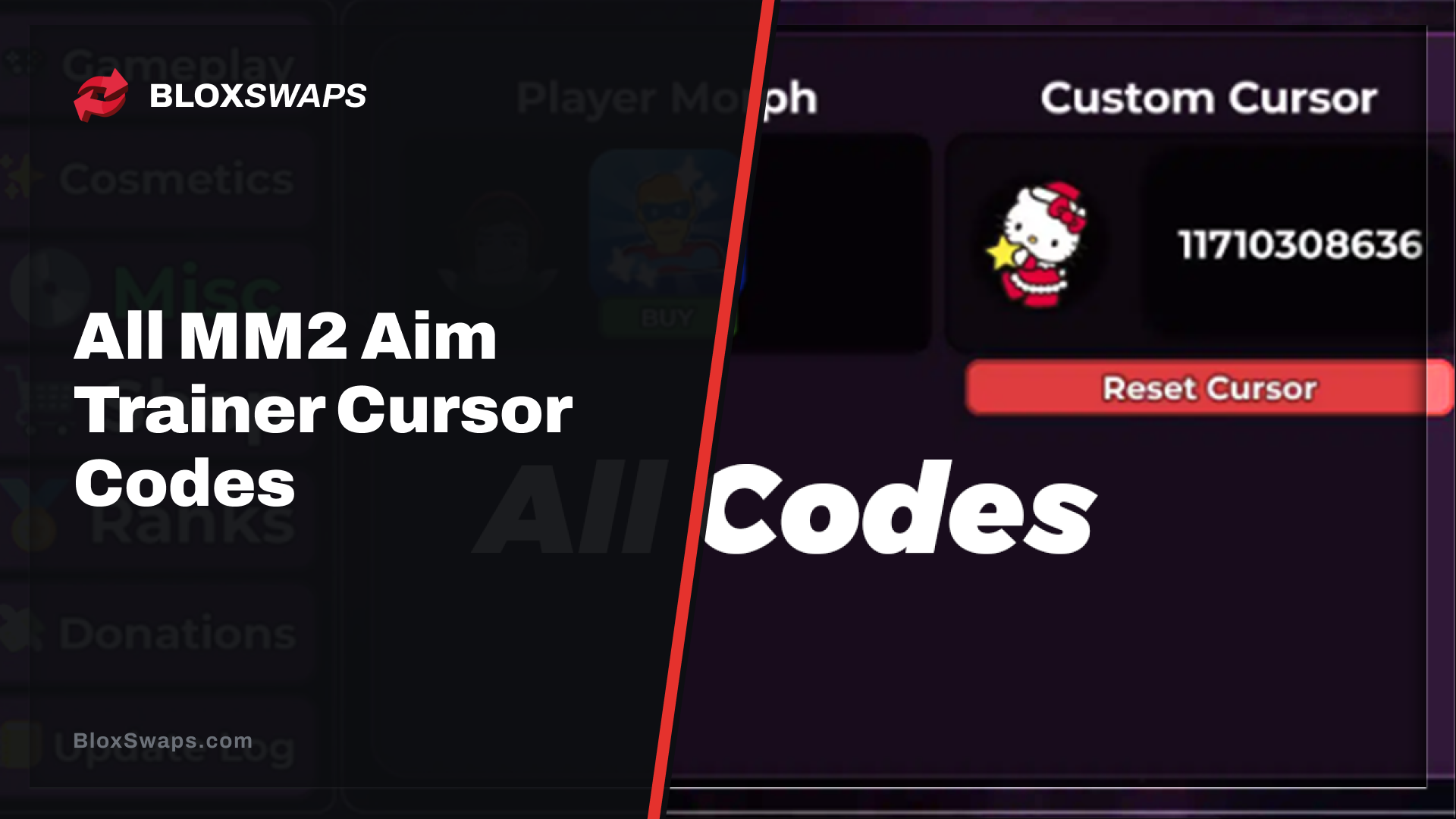 MM2 Aim Trainer Cursor Codes