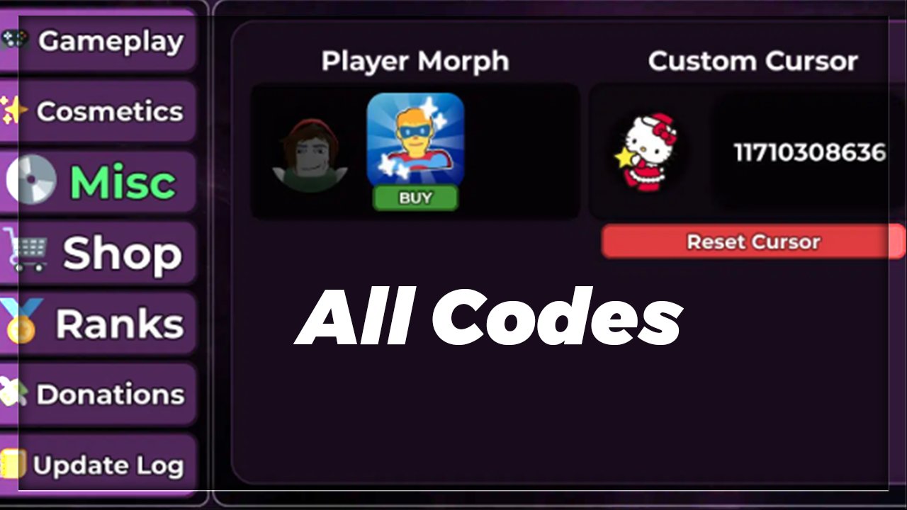 All MM2 Aim Trainer Cursor Codes!