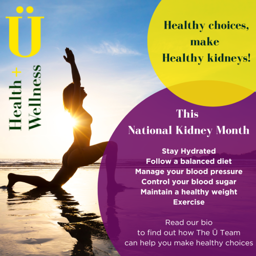 National Kidney Month and health checks 