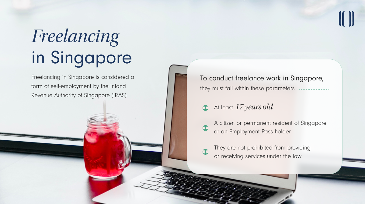 What freelancing is in Singapore and the parameters to be one