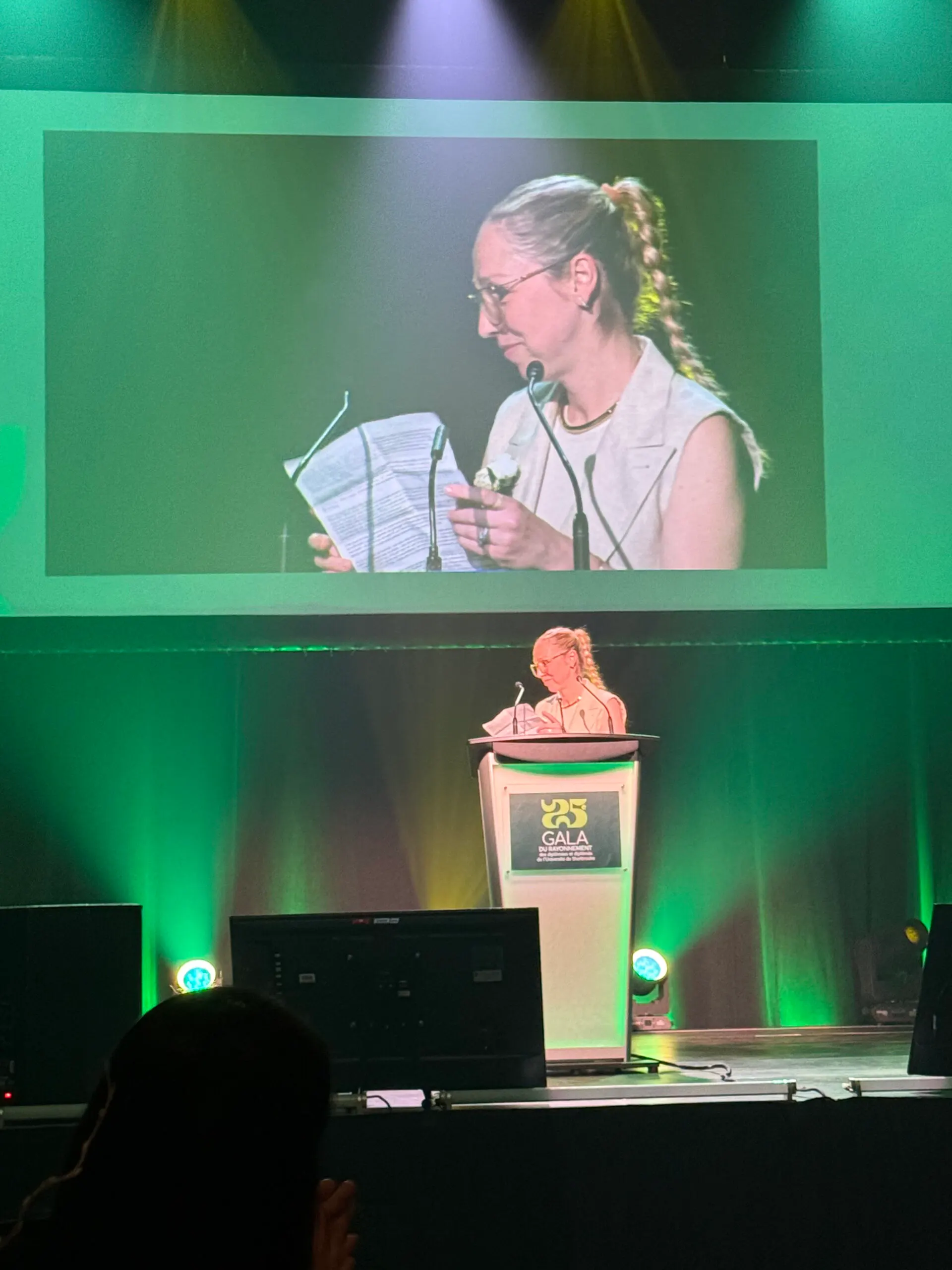 Catherine Hickman Raiche - discours devant l'Université de Sherbrooke