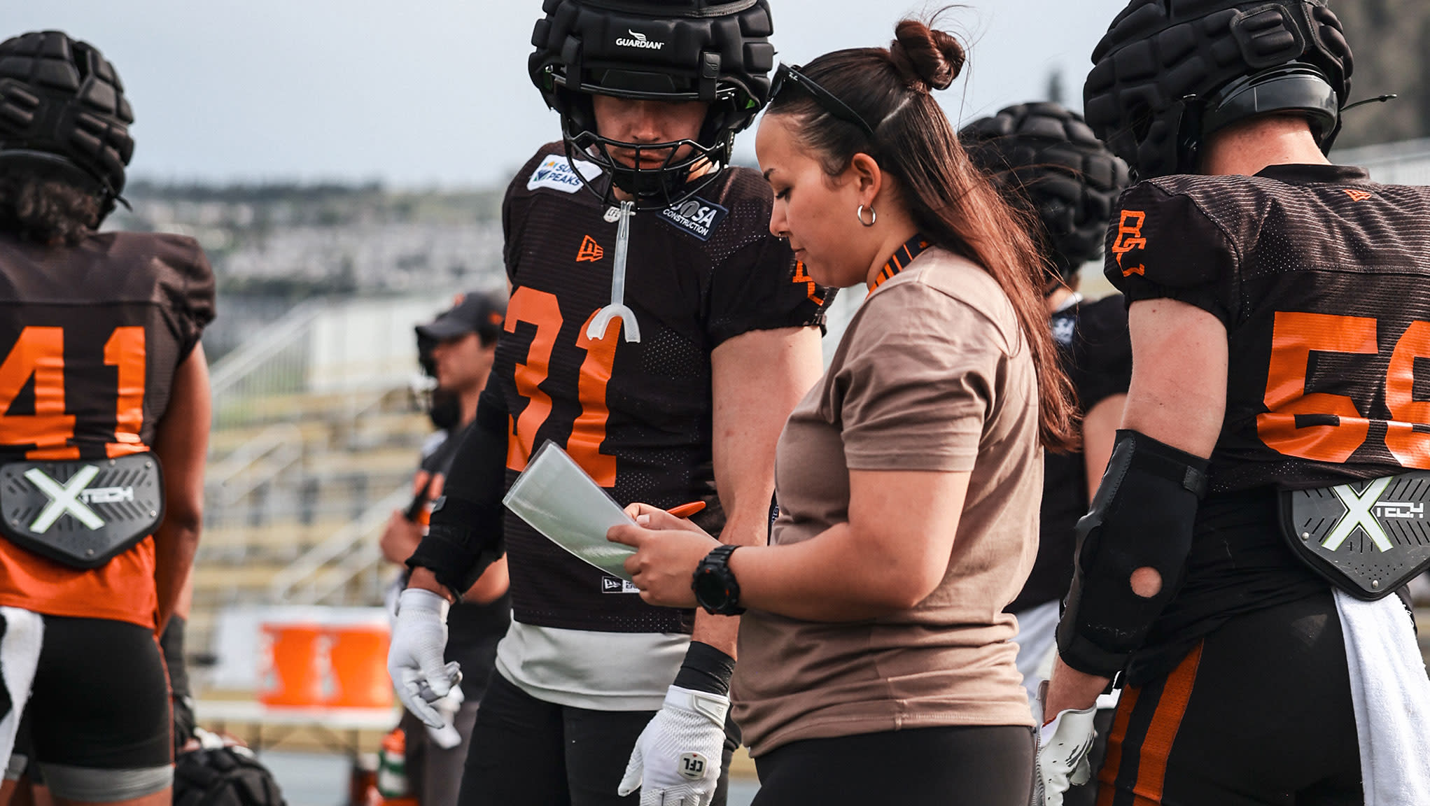 Alicia Gladue finding her coaching path through CFL Women in Football Program