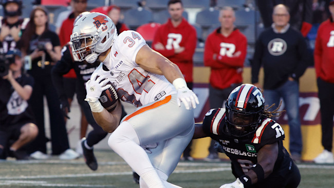 Zander Horvath scores four TDs as Lions defeat REDBLACKS