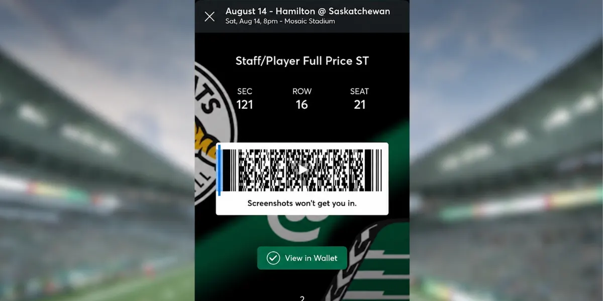 your phone is your ticket
