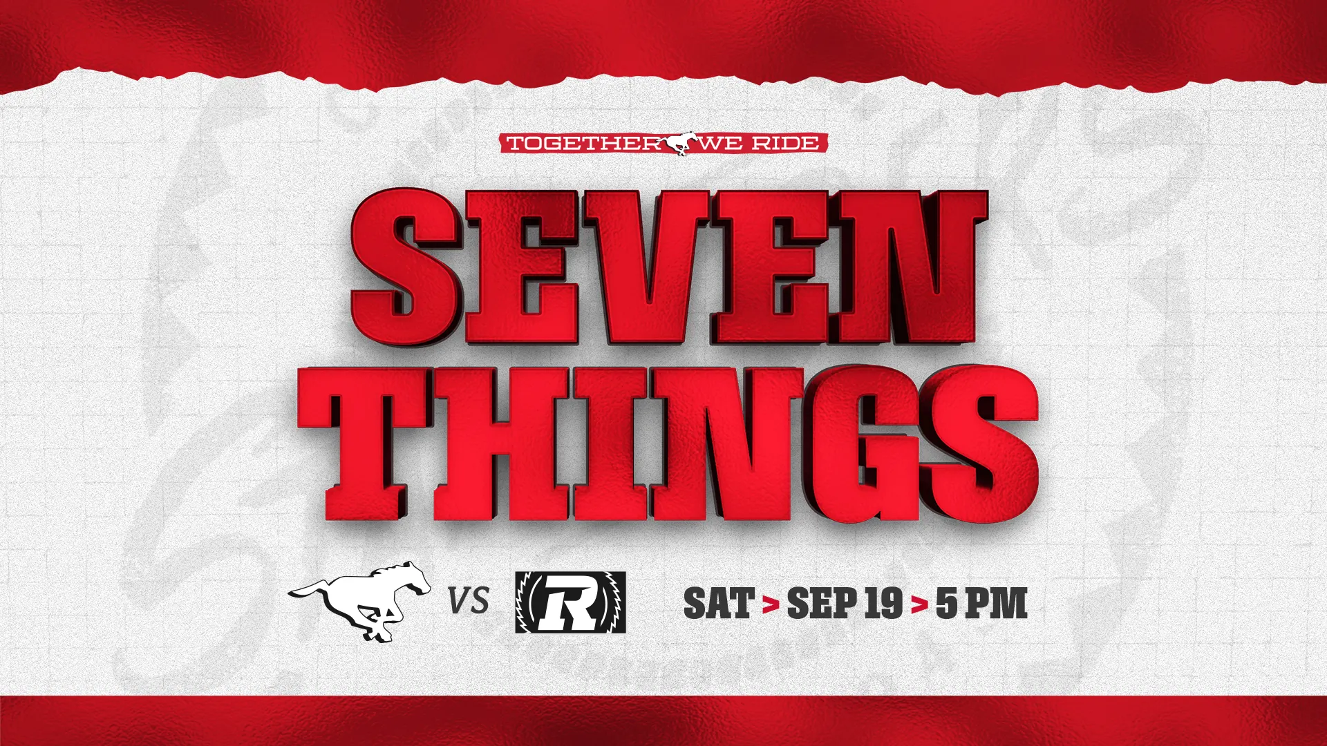 7 Things | Redblacks @ Stamps | 19.09.26