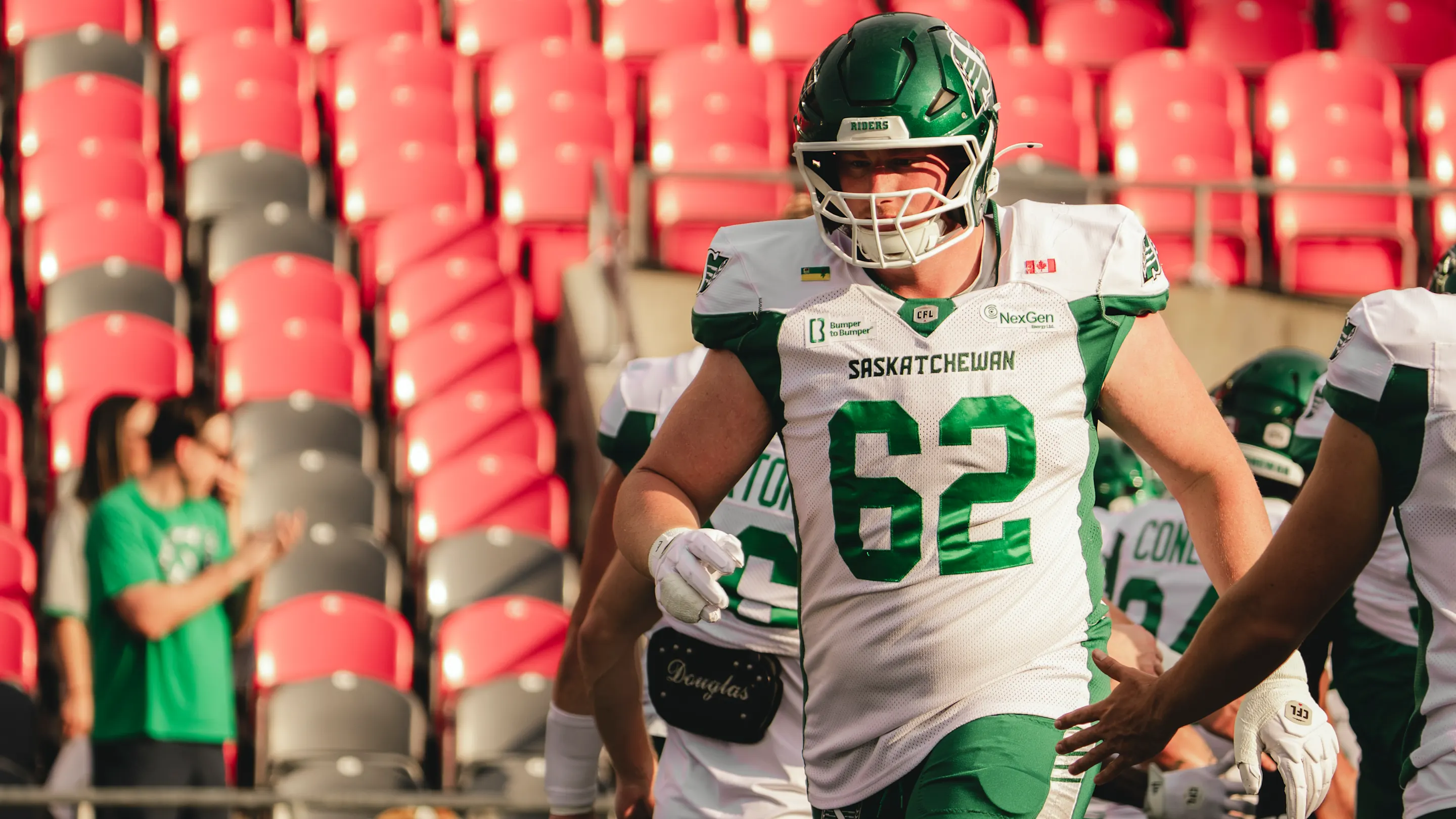RIDERS EXTEND STANDOUT LEFT TACKLE PAYTON COLLINS