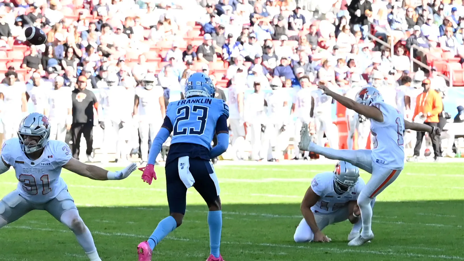 Sean Whyte et les Lions battent les Argonauts à Toronto