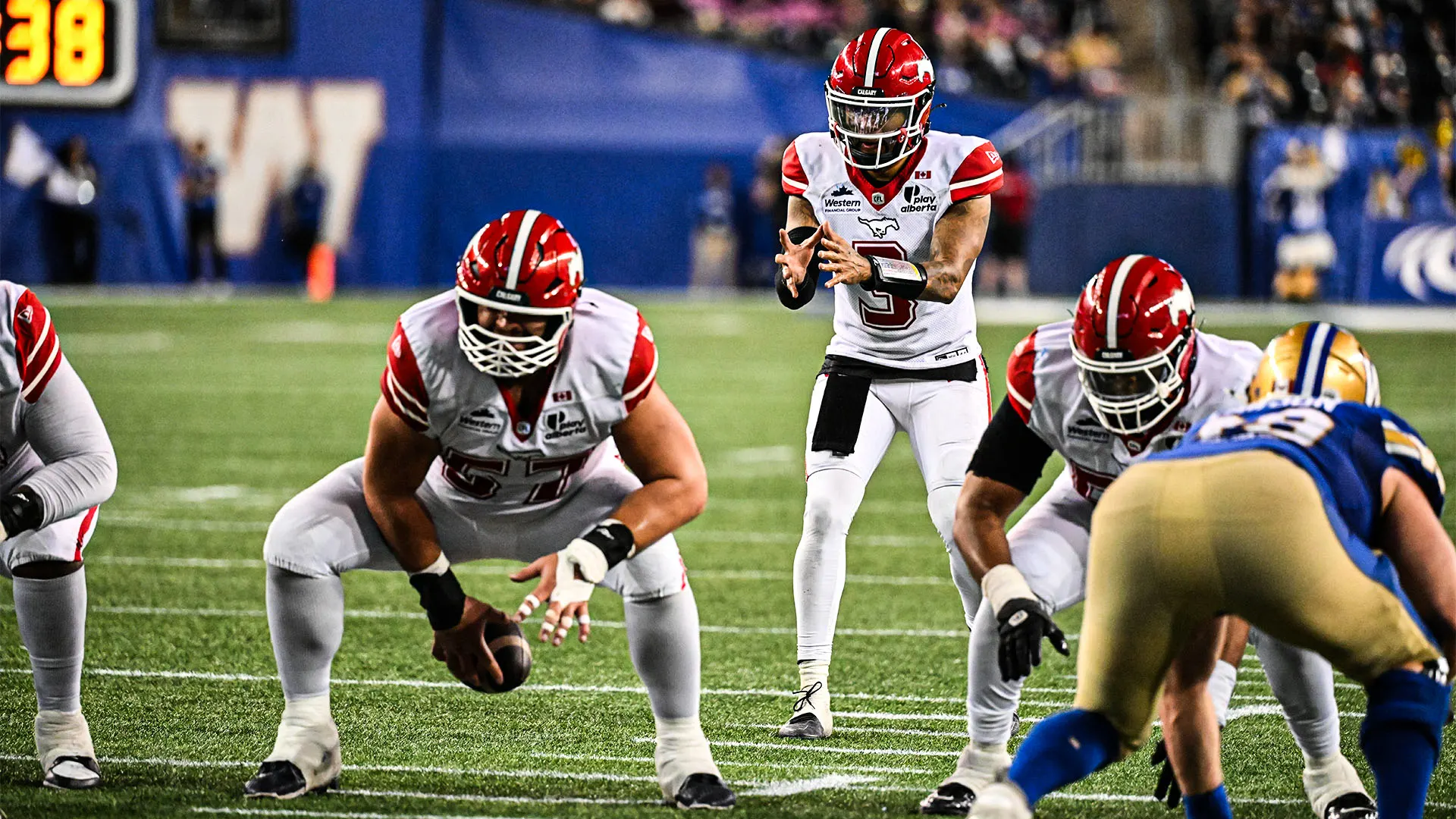 Stamps Fall In Winnipeg